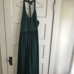Full length Vera Wang bridesmaid dress